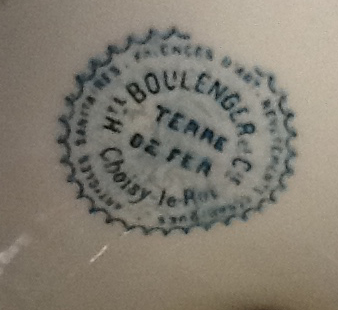 Alzata antica in ceramica Boulenger (media)