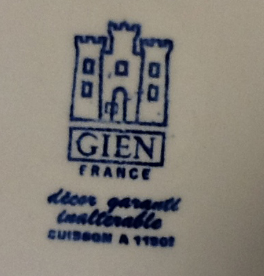 Zuppiera vintage Gien in ceramica